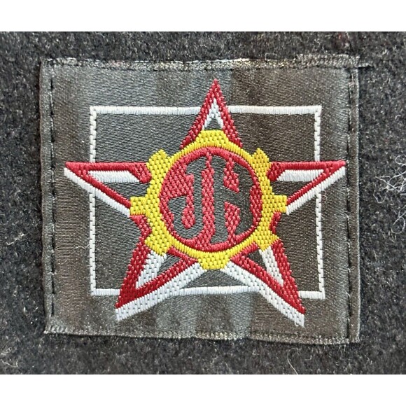 Vintage CHICAGO BULLS  2XL Reversible Red / Black Snap Up NBA JH Design Jacket - Picture 3 of 14